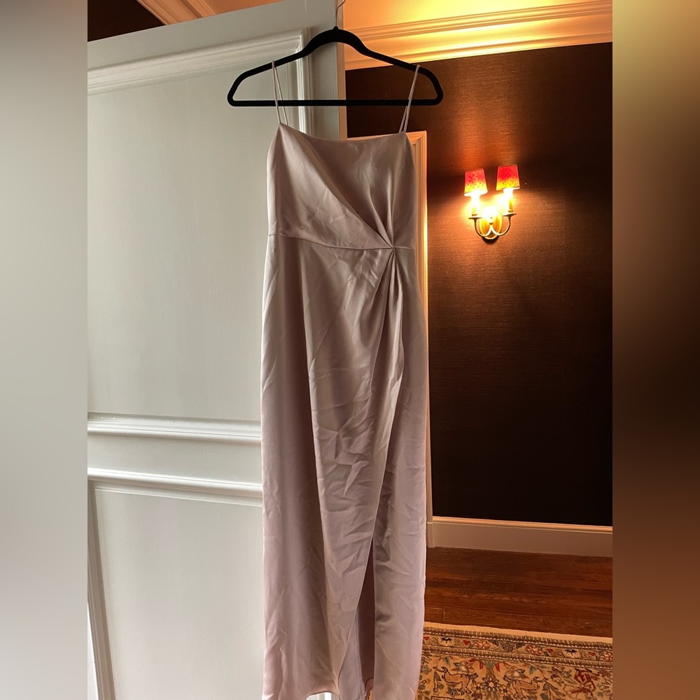 Jenny Yoo pink satin dress, size 4